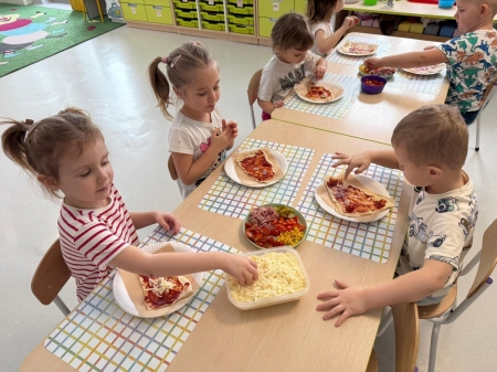 Dzień pizzy w oddziale przedszkolnym