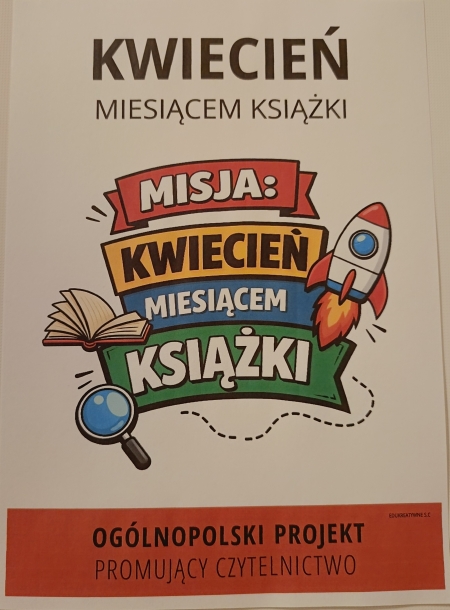 Kwiecień miesiącem książki – dołącz do akcji!
