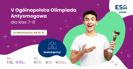 V edycja konkursu Ogólnopolskiej Olimpiady Antysmogowej.